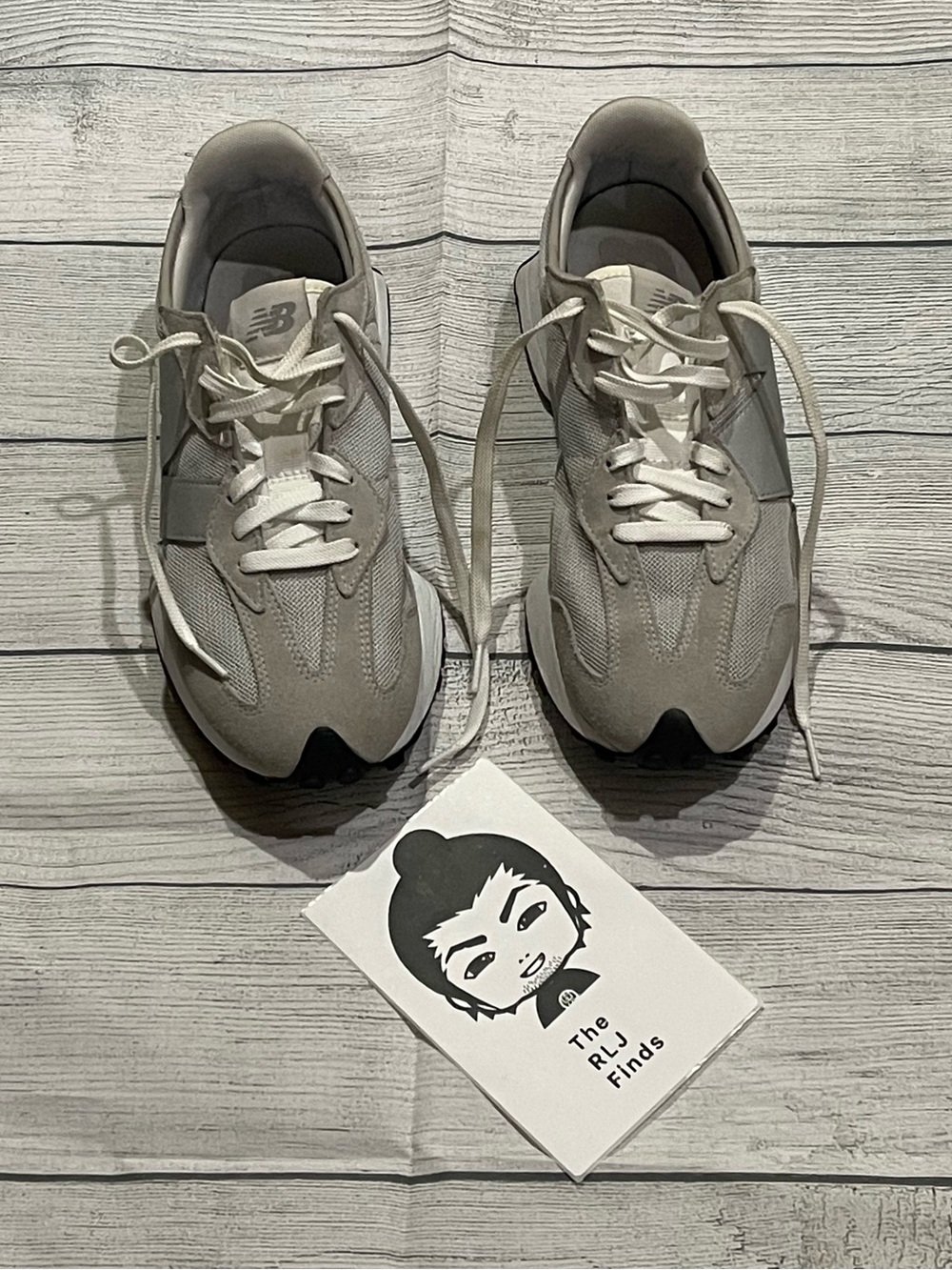 New Balance 327 Rain Cloud Gray Suede Mesh Sneakers Men’s Size 10.5